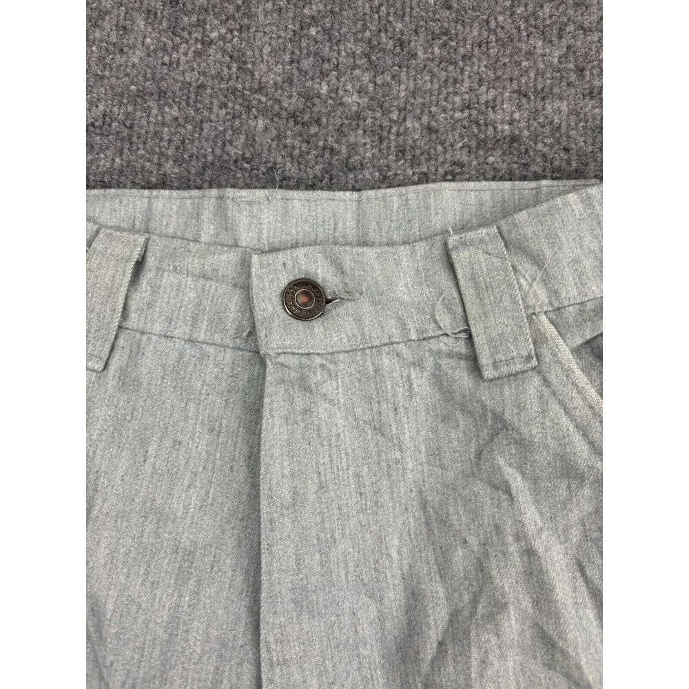 Vintage 70s Levi's Flare Pants Men's W32 x‎ L26 Gray Bootcut USA Made